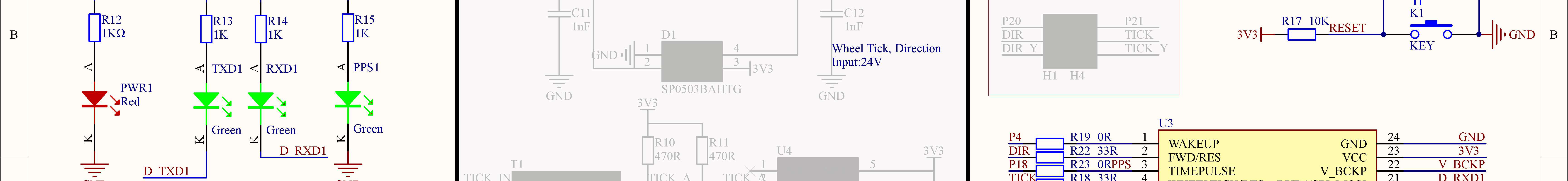 I2C interface section